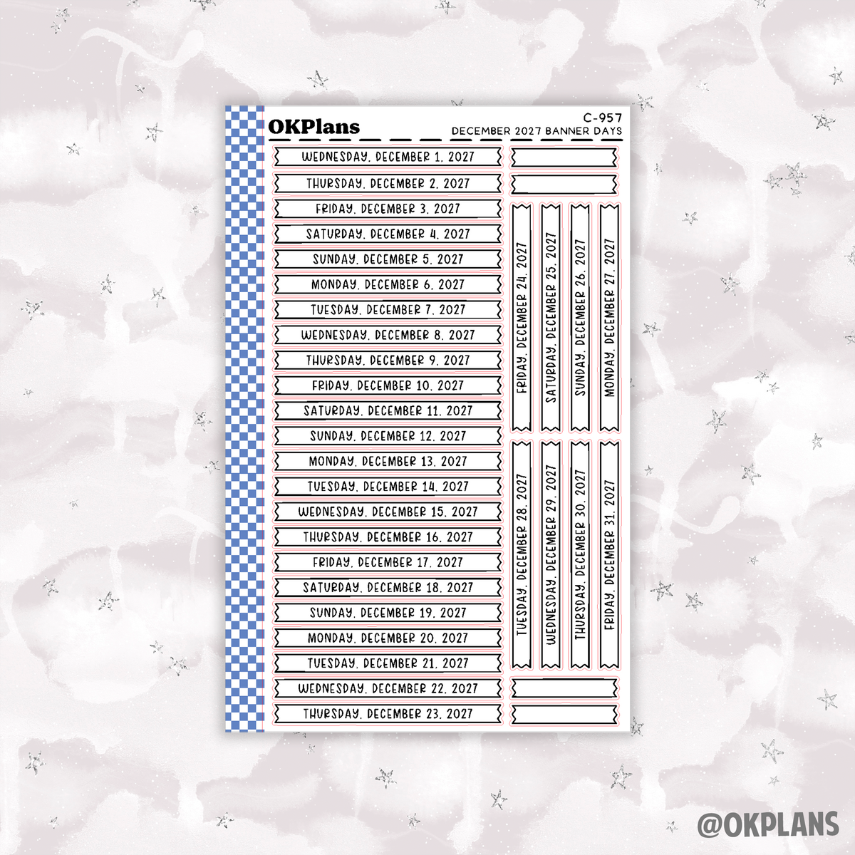 2027 Banner Days // Functional