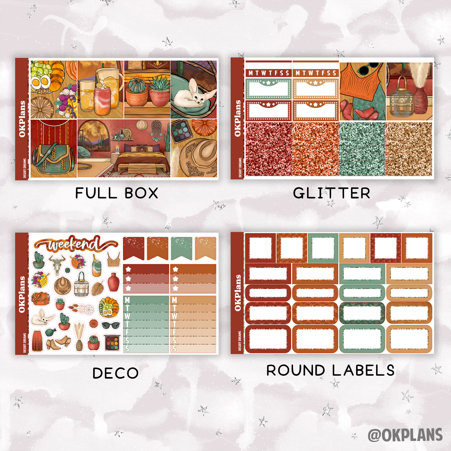 Desert Dreams // Printable // Weekly Kit