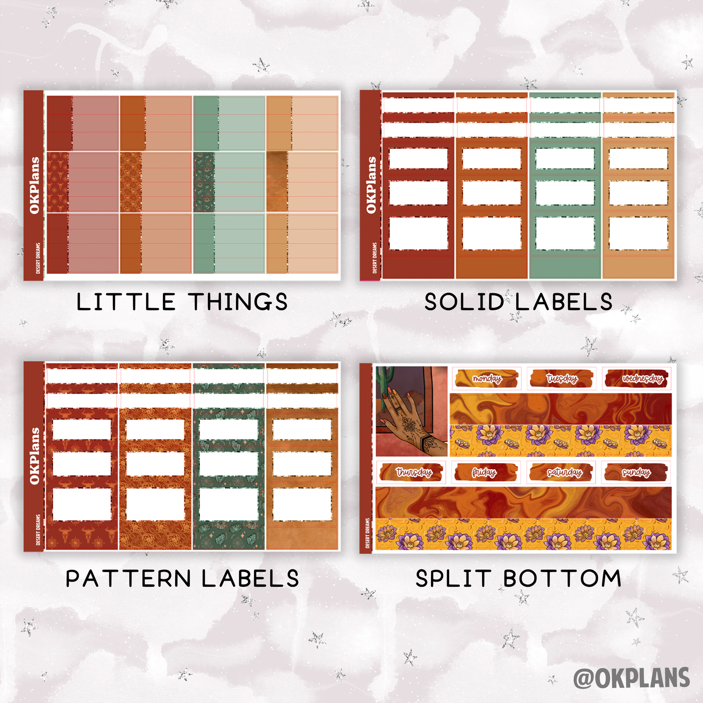 Desert Dreams // Printable // Weekly Kit