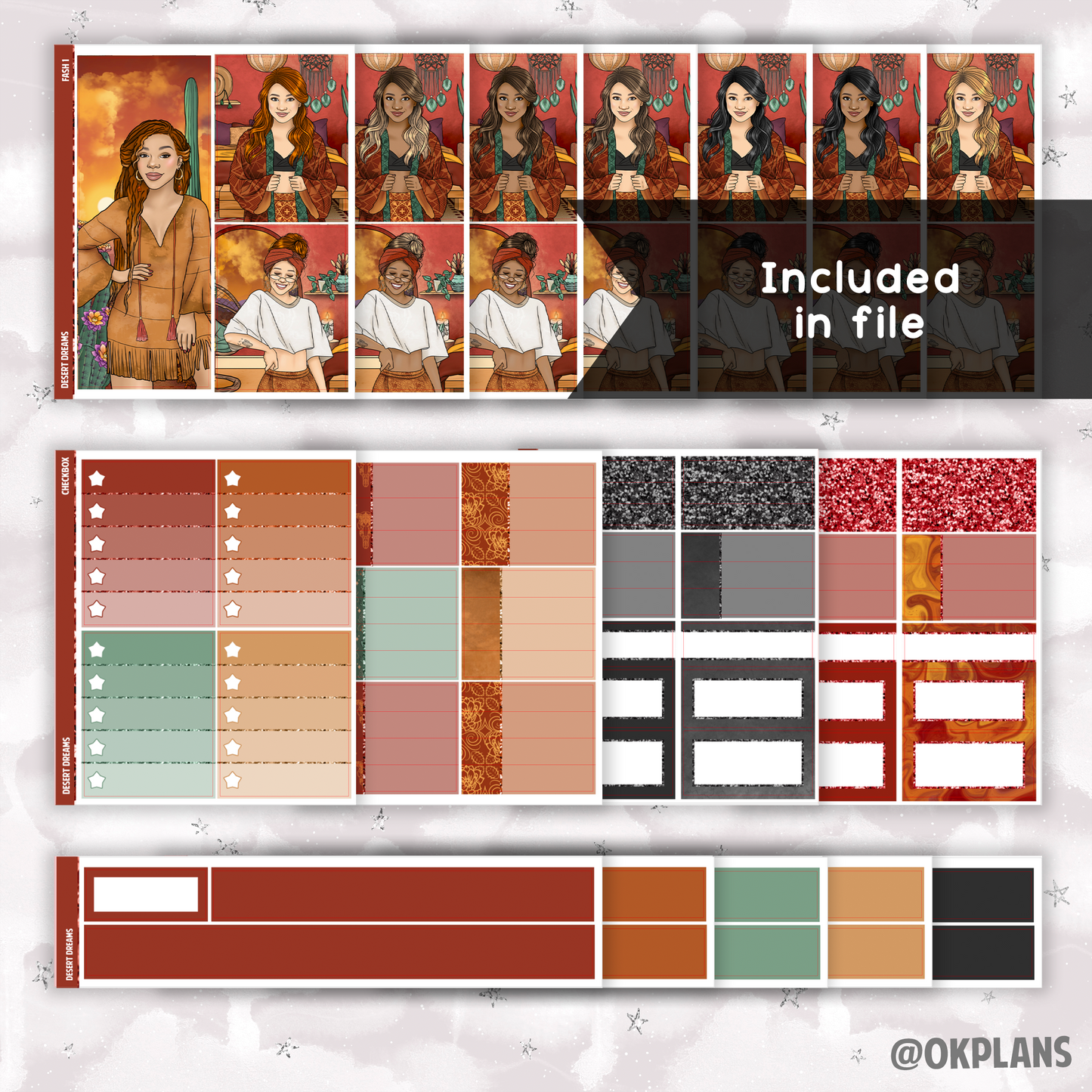 Desert Dreams // Printable // Weekly Kit