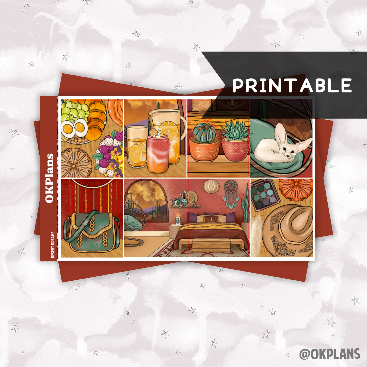 Desert Dreams // Printable // Weekly Kit