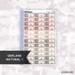 Flight Tracker // Printable // Multicolor Functional