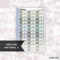 Flight Tracker // Printable // Multicolor Functional