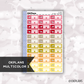 Flight Tracker // Printable // Multicolor Functional