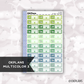 Flight Tracker // Printable // Multicolor Functional