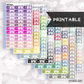 Flight Tracker // Printable // Multicolor Functional