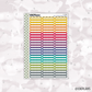 Half Hour Dash Labels //  Multicolor Functional