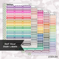 Half Hour Dash Labels // Multicolor Functional