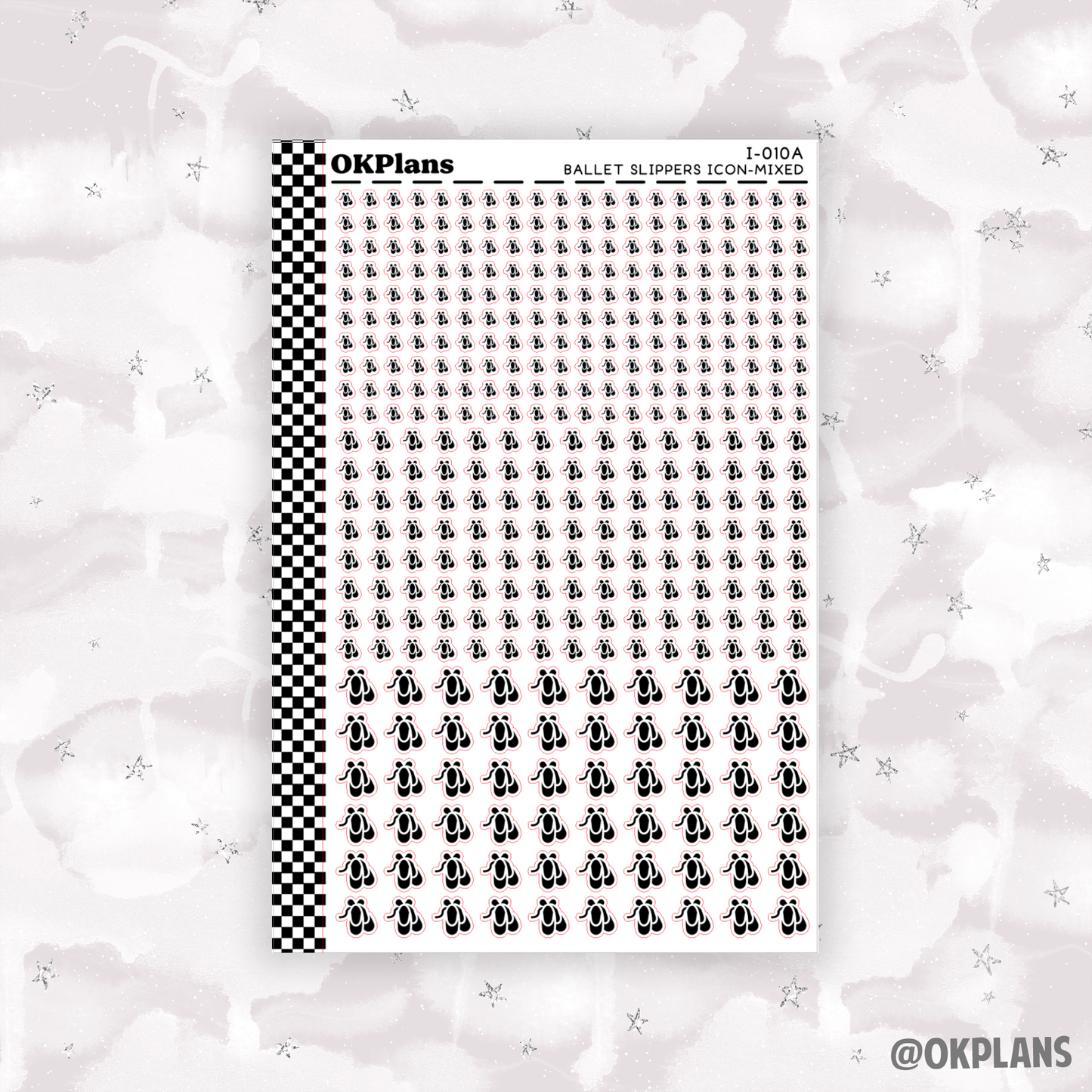 Ballet Slippers // I-010 // Functional Icons