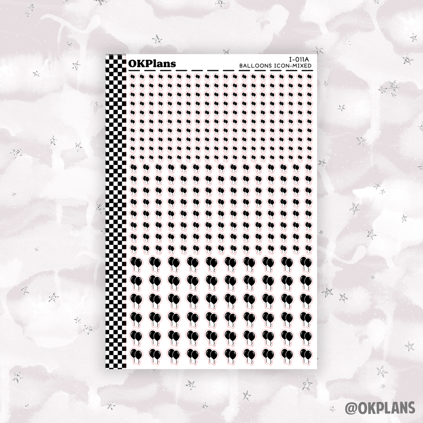 Balloons // Printable // I-011 // Icons