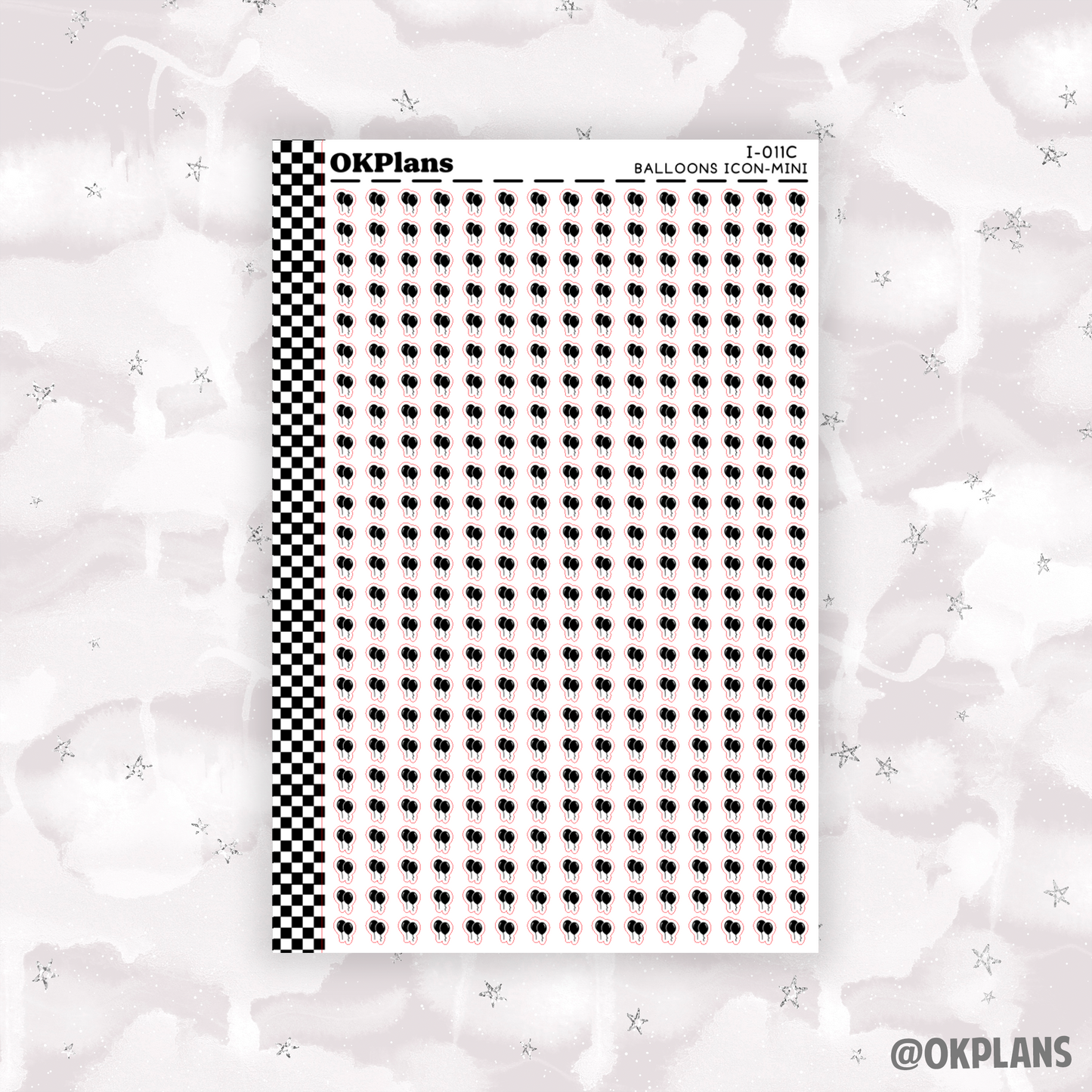 Balloons // I-011 // Foiled Icons