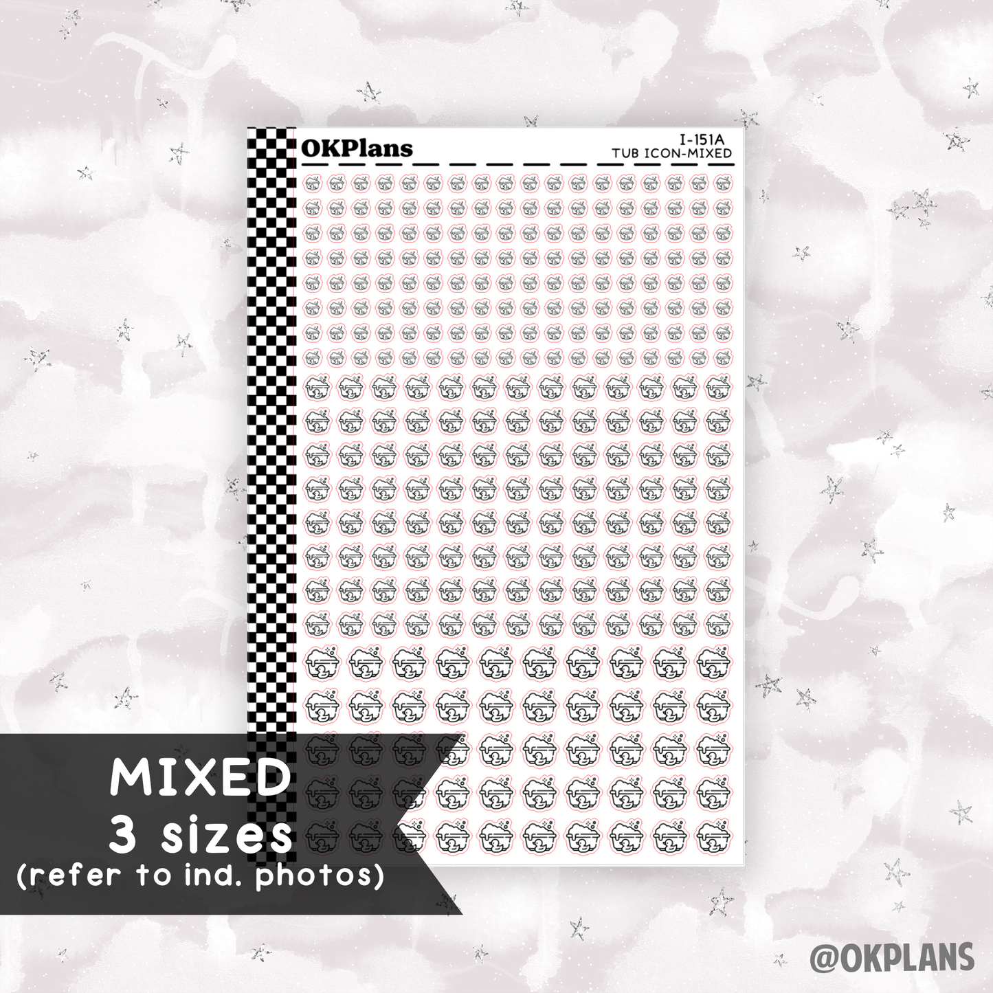 Tub // I-151 // Foiled Icons