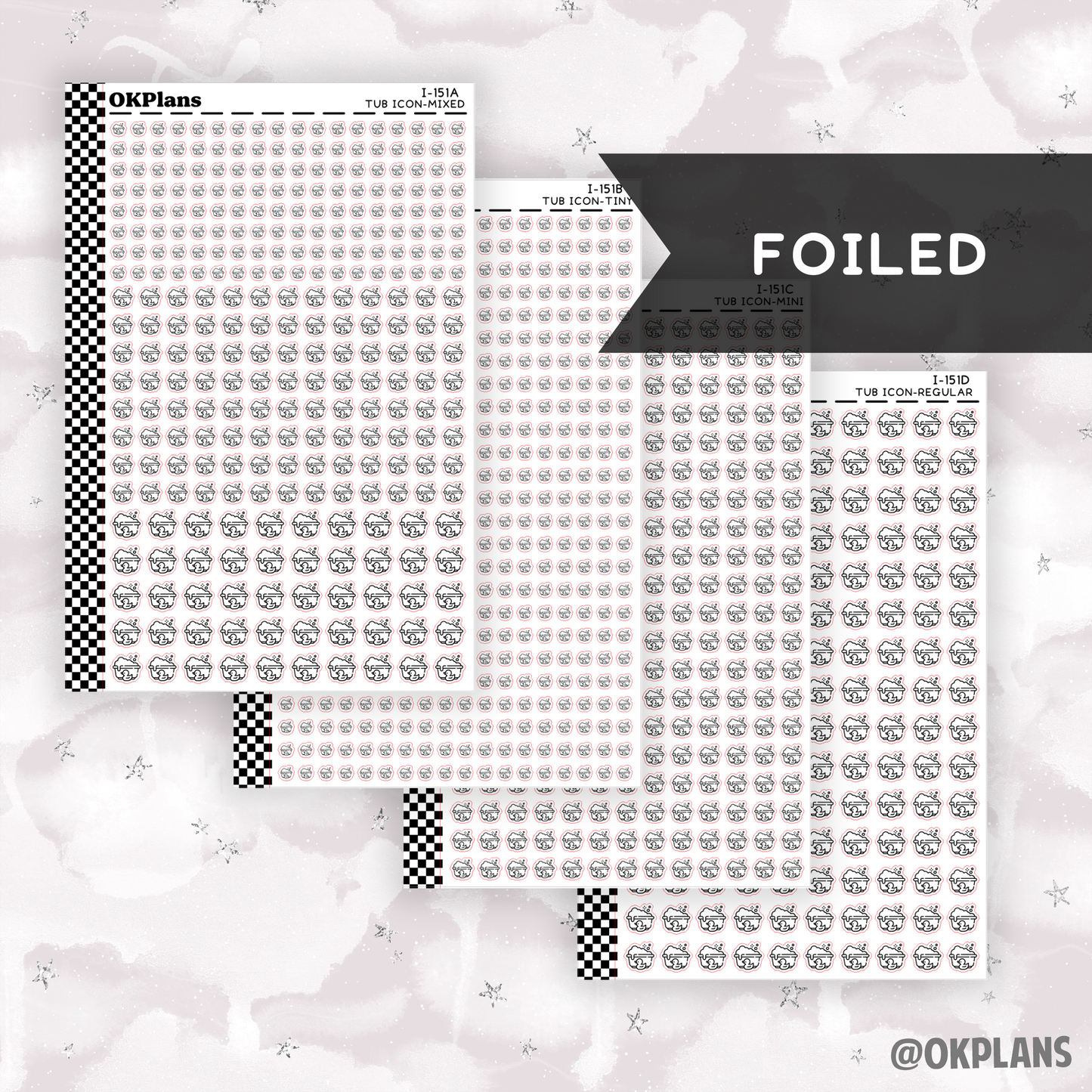 Tub // I-151 // Foiled Icons