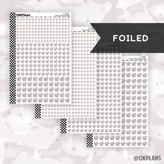 Tub // I-151 // Foiled Icons