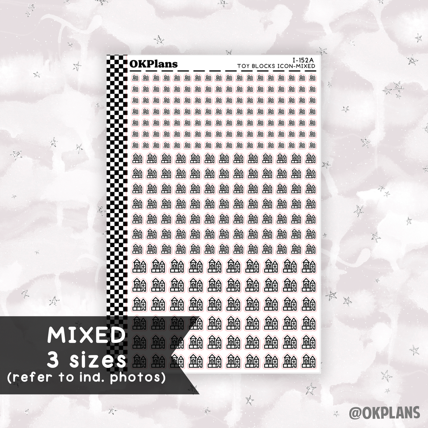 Toy Blocks // Printable // I-152 // Icons