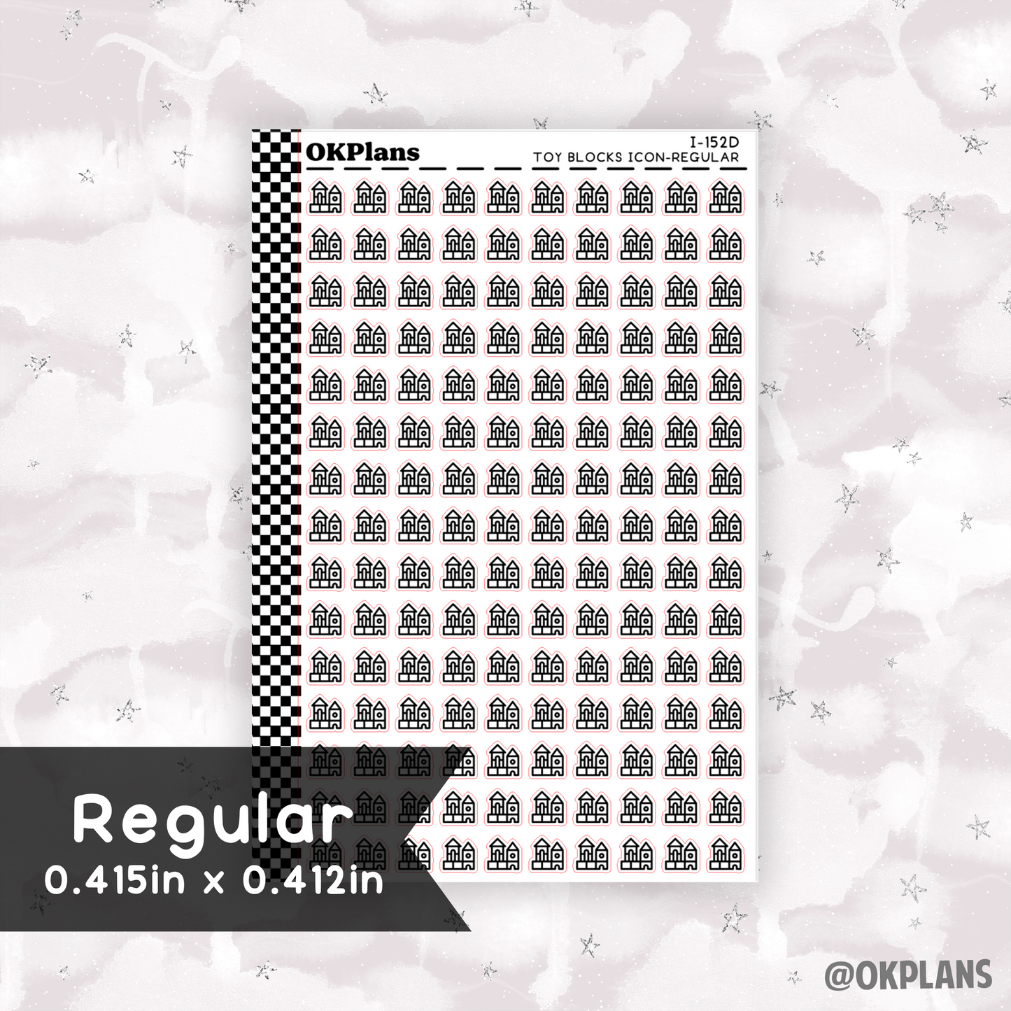 Toy Blocks // Printable // I-152 // Icons