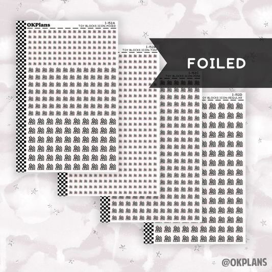 Toy Blocks // I-152 // Foiled Icons
