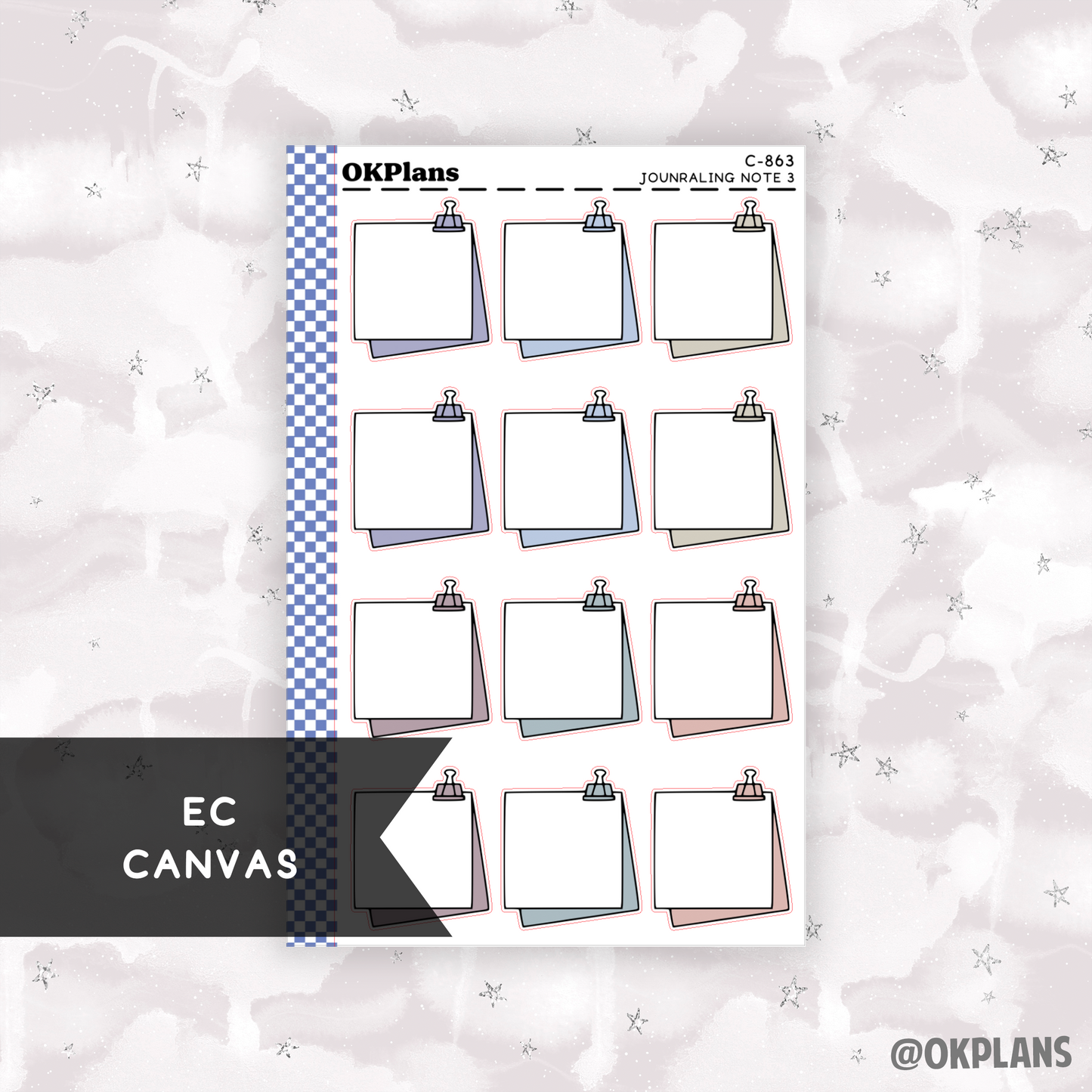 Journaling Note 3 // Printable // Multicolor Functional