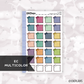 Large Sticky Note // EC Multicolor // Printable // C-234 // Multicolor Functional