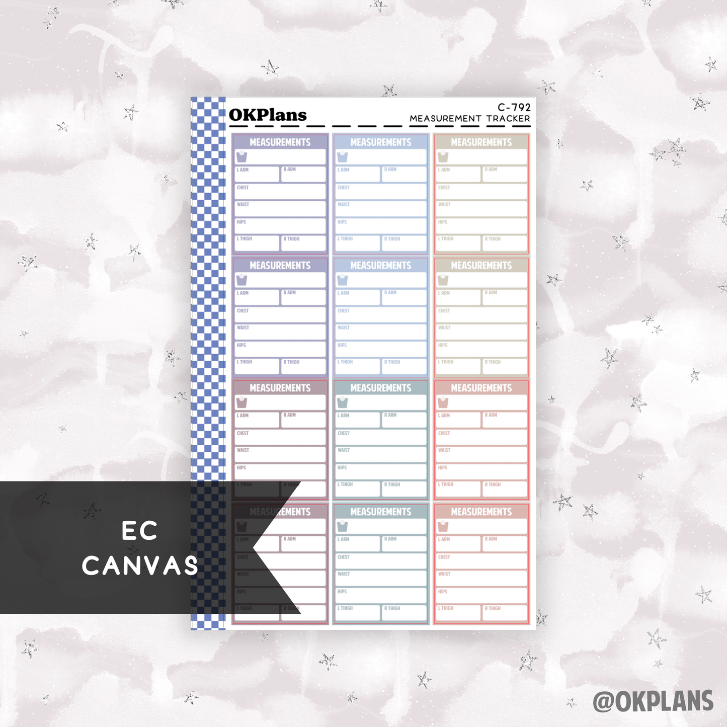 Measurement Tracker //  Multicolor Functional