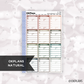 Measurement Tracker //  Multicolor Functional