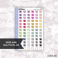 Mini Sticky Note // Multicolor // Printable // C-230 // Multicolor Functional
