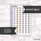 Mini Sticky Note // EC Bold Blooms // Printable // C-232 // Multicolor Functional