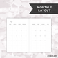 *DATED* Mini Hybrid Planner - Pick Weekly Option