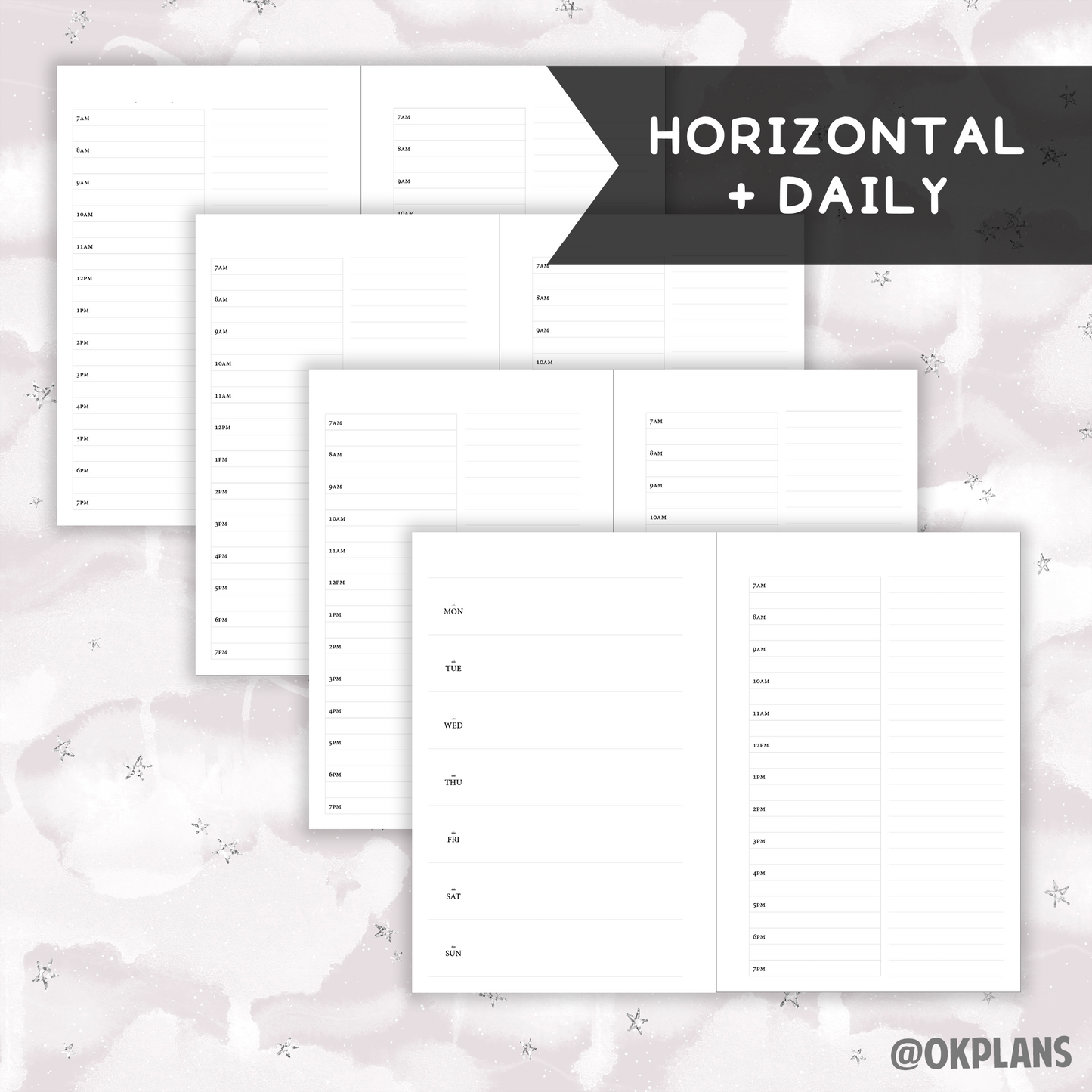 *UNDATED* Mini Hybrid Planner - Pick Weekly Option