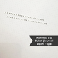 Monthly J-D Washi Tape // 5mm Bullet Journal