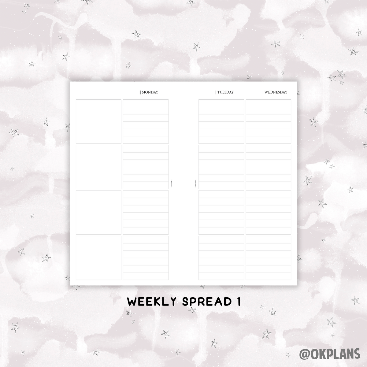 Personal Functional + Daily Planner // Digital Download