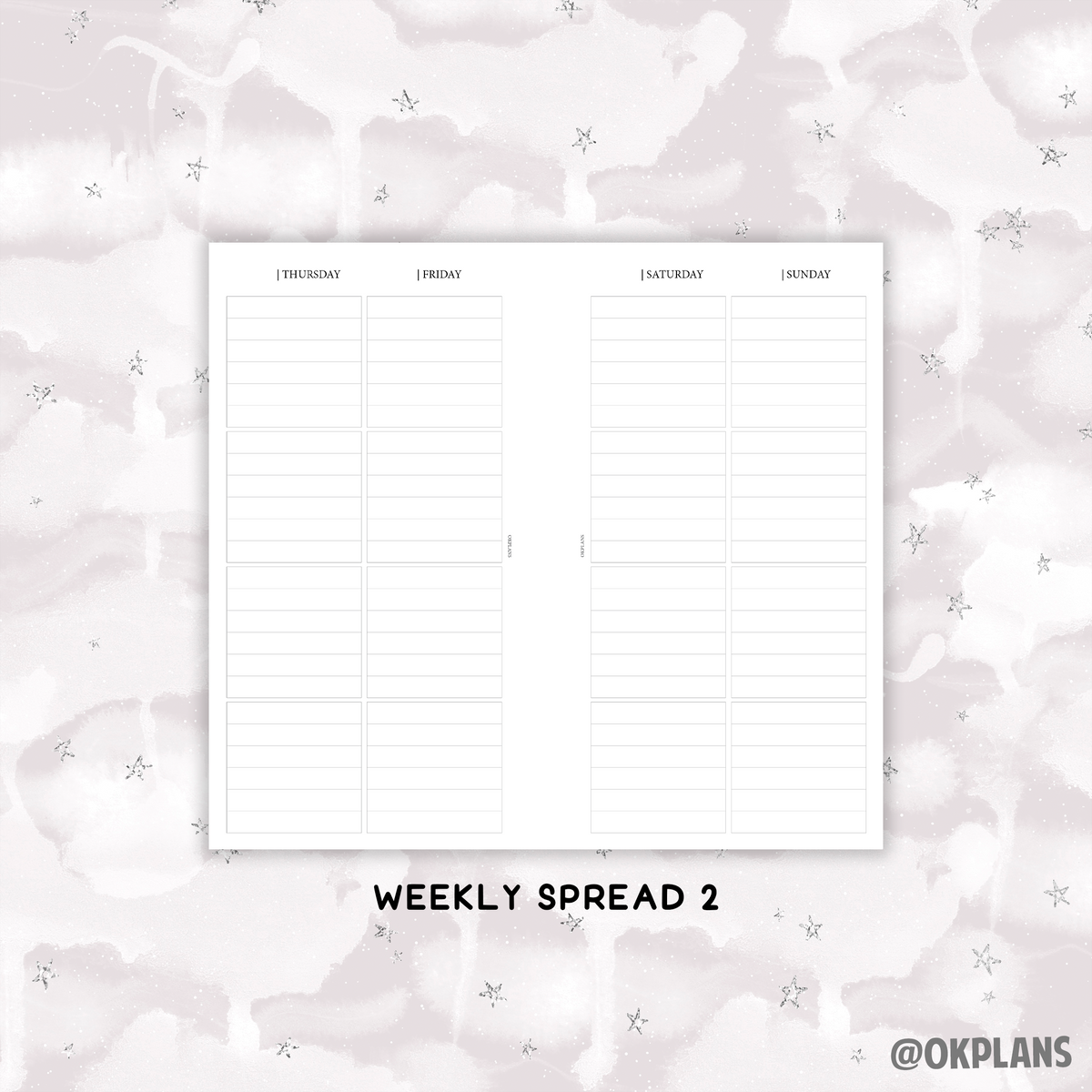 Personal Functional + Daily Planner // Digital Download