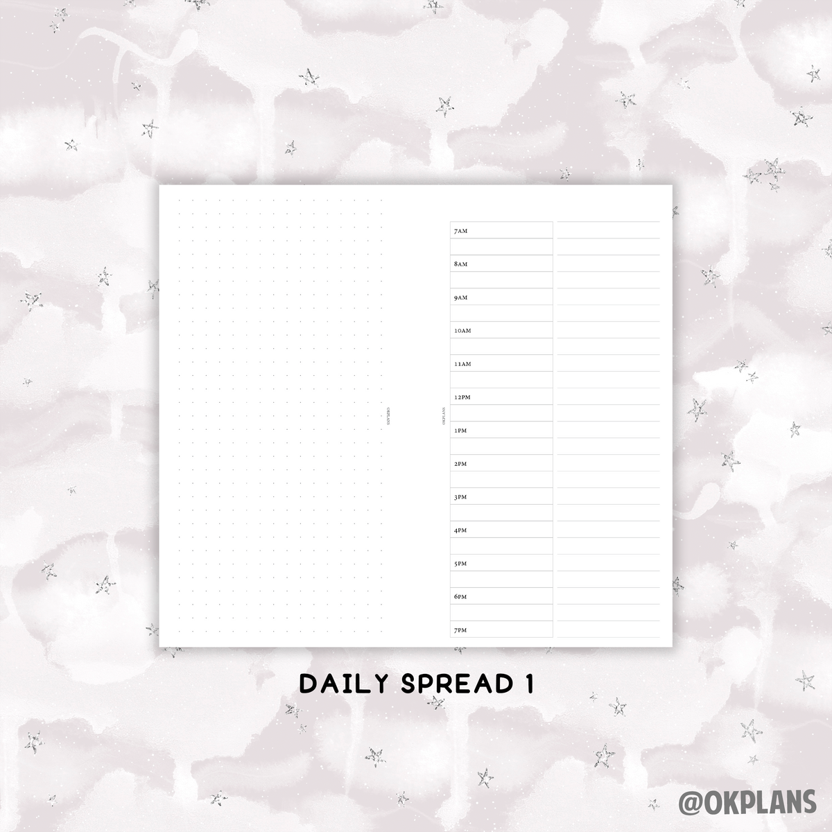 Personal Functional + Daily Planner // Digital Download