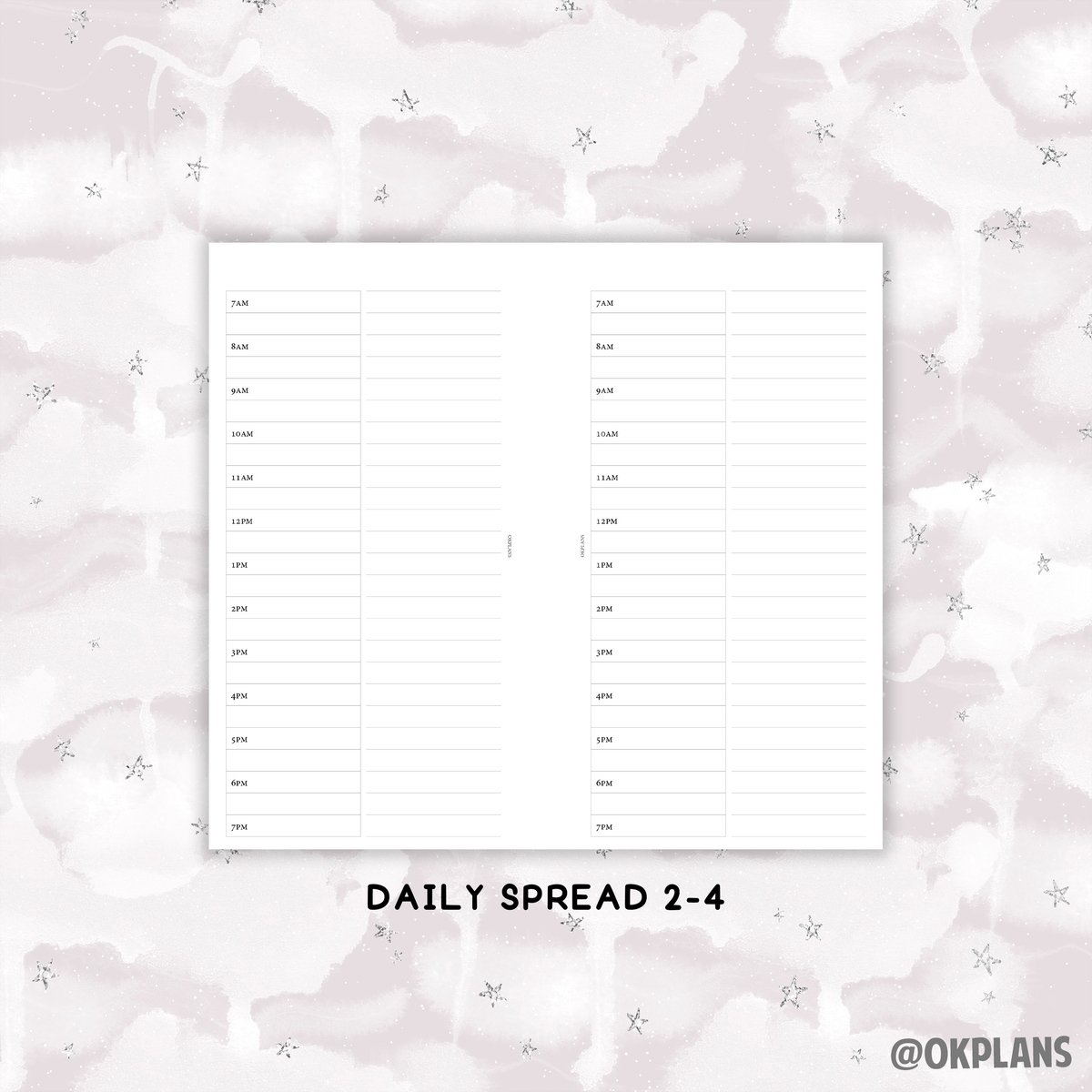 Personal Functional + Daily Planner // Digital Download