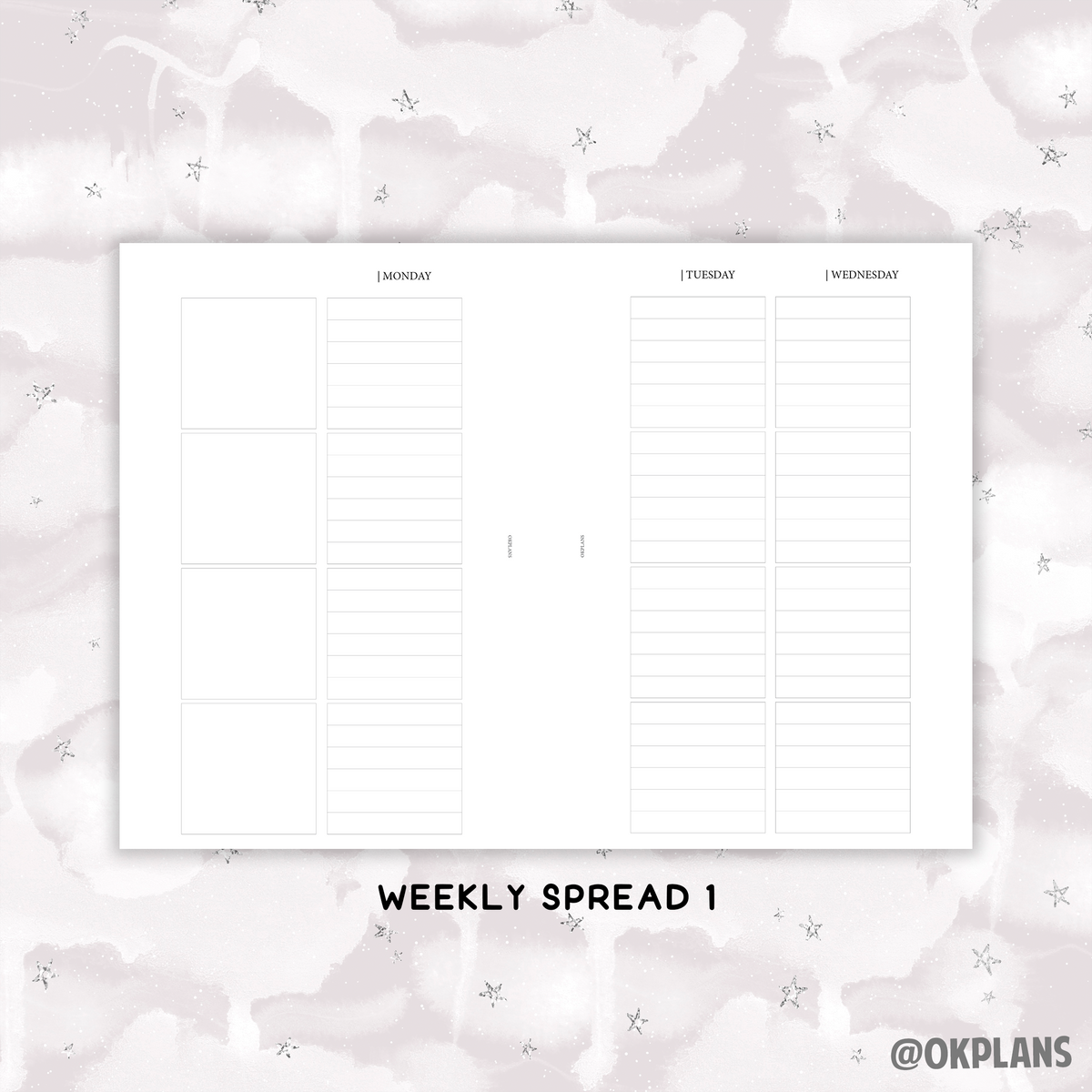 Personal Wide Functional + Daily Planner // Digital Download