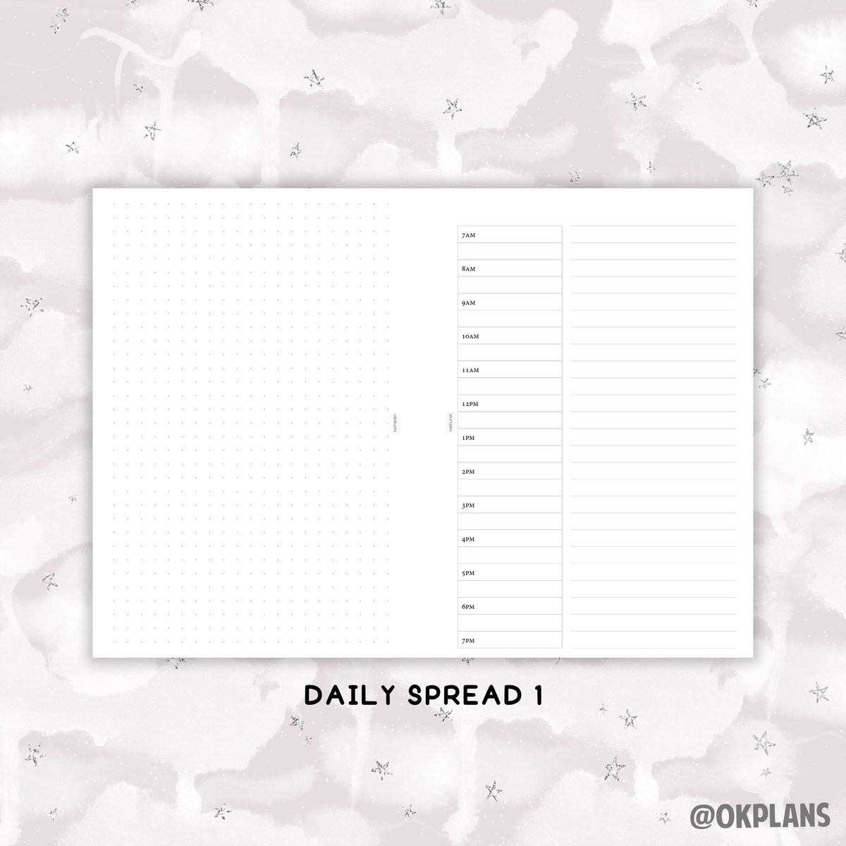 Personal Wide Functional + Daily Planner // Digital Download