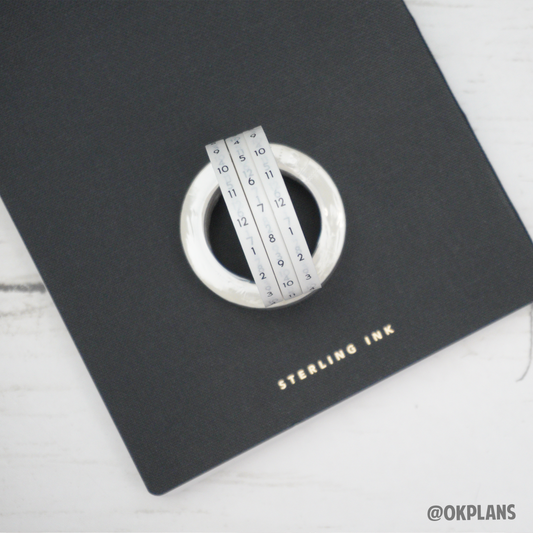 Sterling Ink Time (Hourly) Washi Tape // Sterling Ink Planners/Notebooks