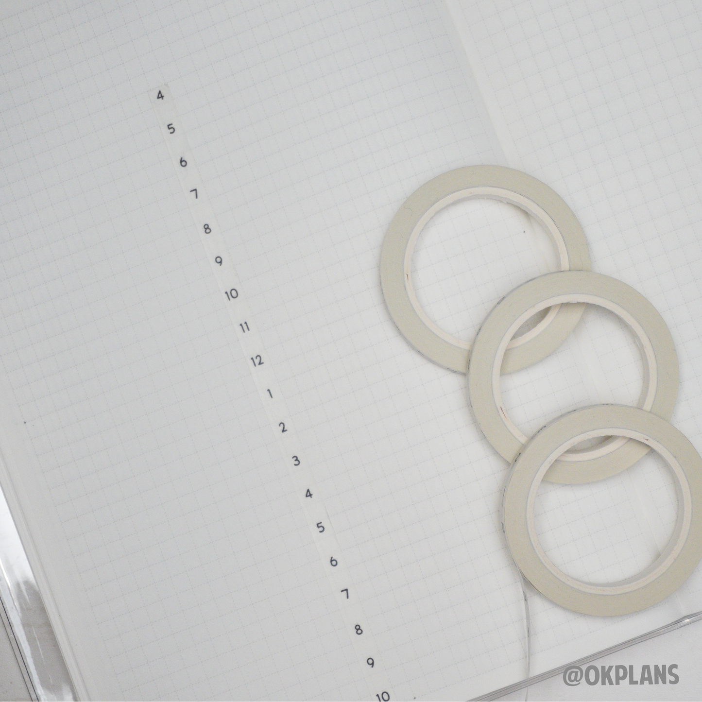 Sterling Ink Time (Hourly) Washi Tape // Sterling Ink Planners/Notebooks