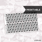 Sakura Underlays // Printable // W-043 // Foiled