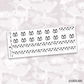 Wedding Rings 2 // W-090 // 15mm Washi Overlay