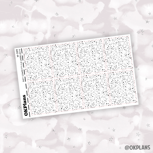 Dot Confetti 2.0 Underlays // W-209 // Foiled