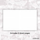 A5Wide Teacher Planner // Digital Download // Writing Paper, Study Note Template, Lecture Notes Taking