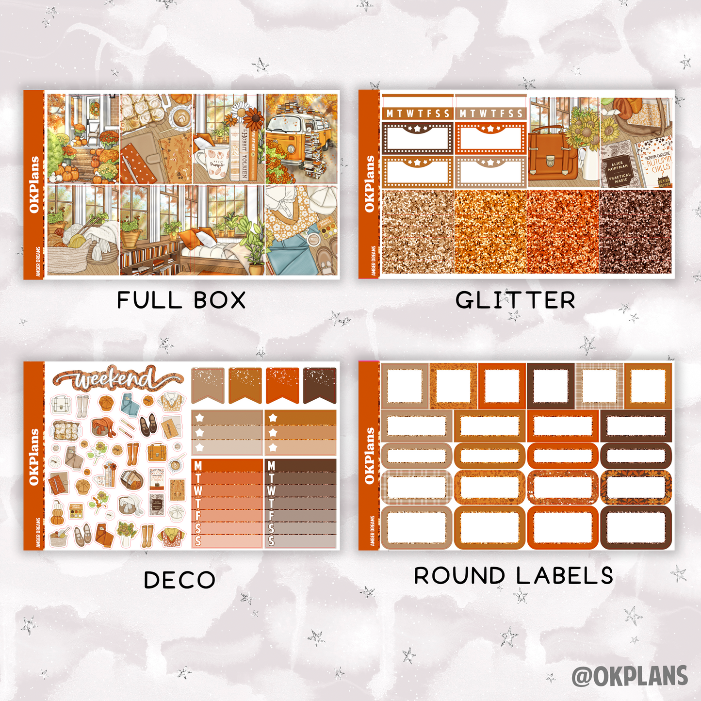 Amber Dreams // Printable // Weekly Kit