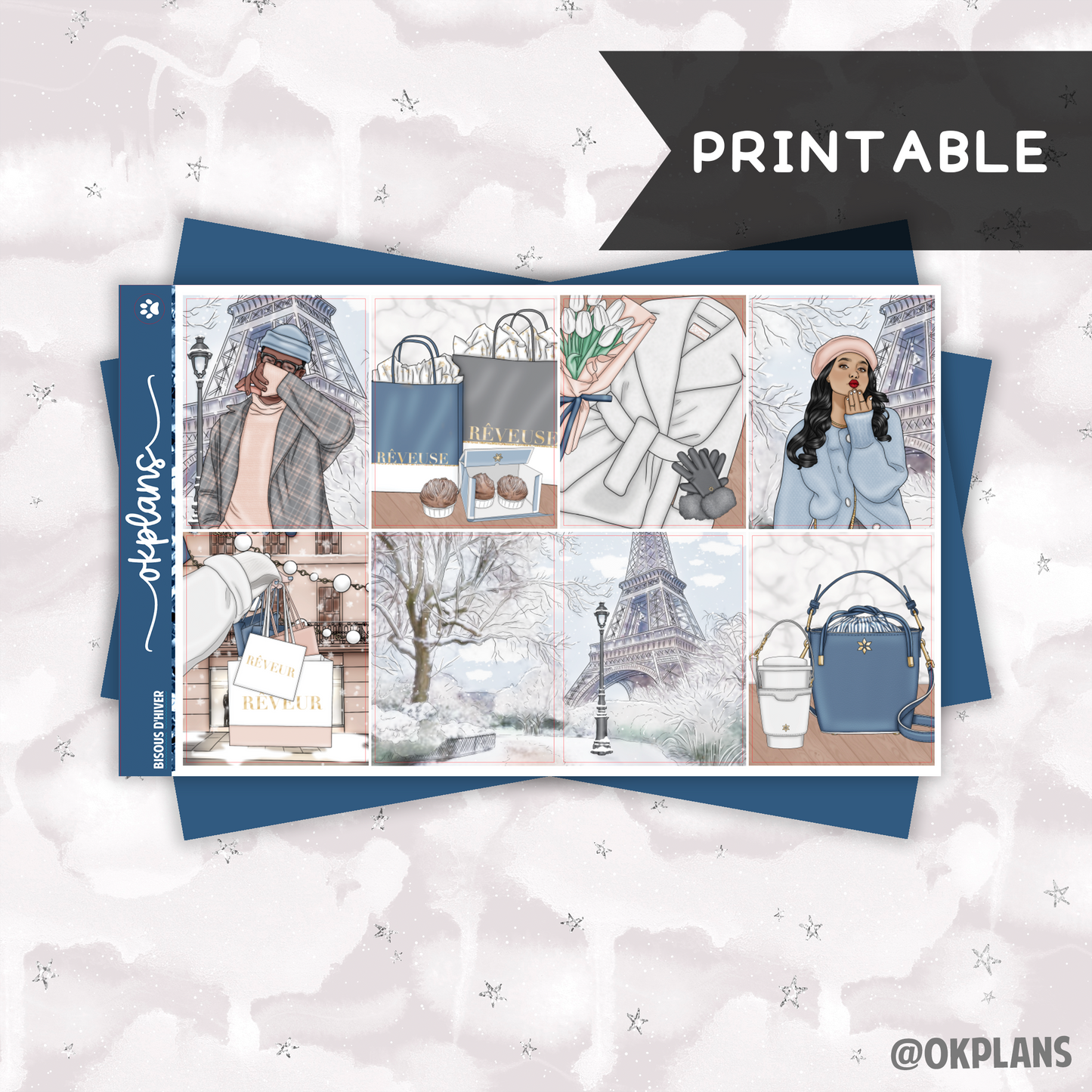 Bisous d'Hiver // Printable // Weekly Kit