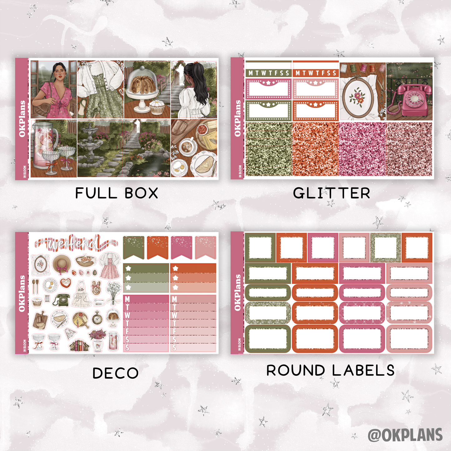 In Bloom // Printable // Weekly Kit