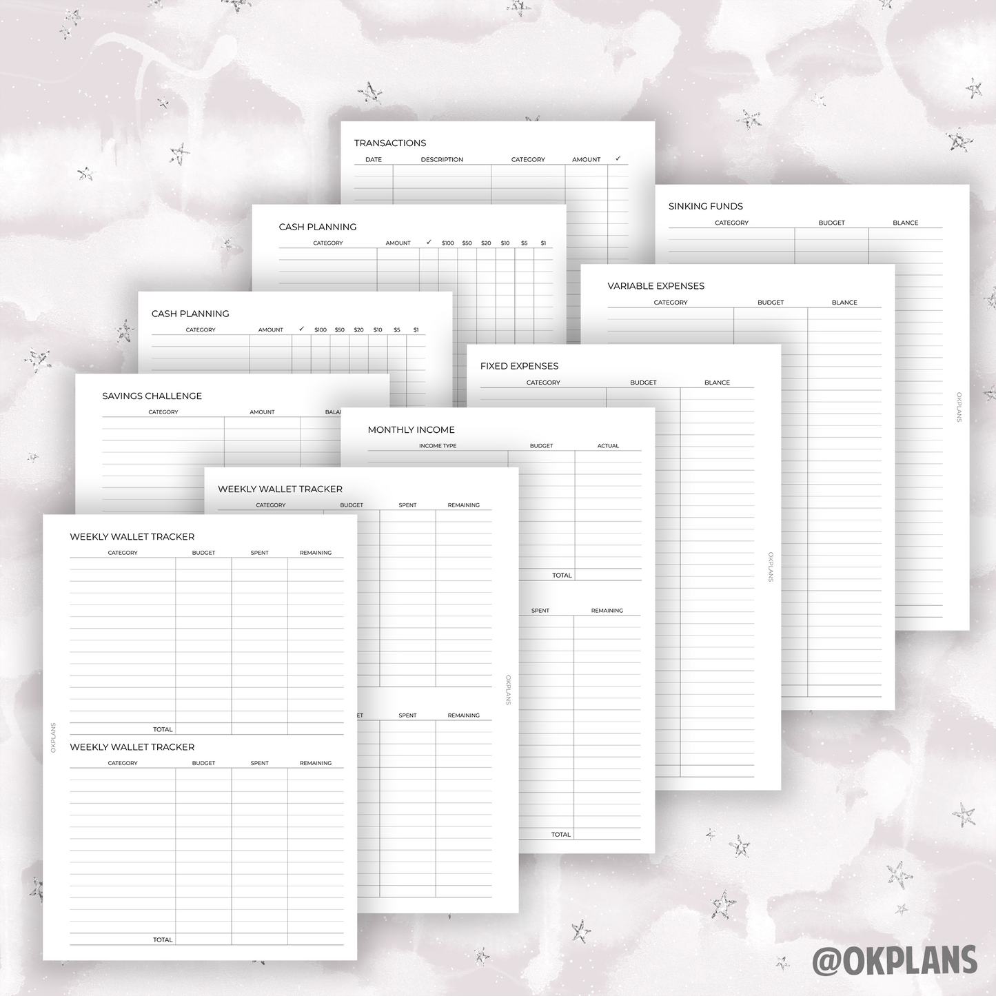 A5 Budget Notebook Printable // Budget