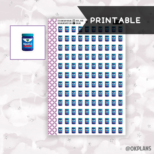 Cooling Rub Doodle // Printable // C-298 // Doodle