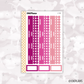 Monday Start Monthly Strips // EC 7x9 Daily Duo
