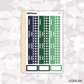 Monday Start Monthly Strips // EC 7x9 Daily Duo