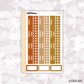 Monday Start Monthly Strips // EC 7x9 Daily Duo